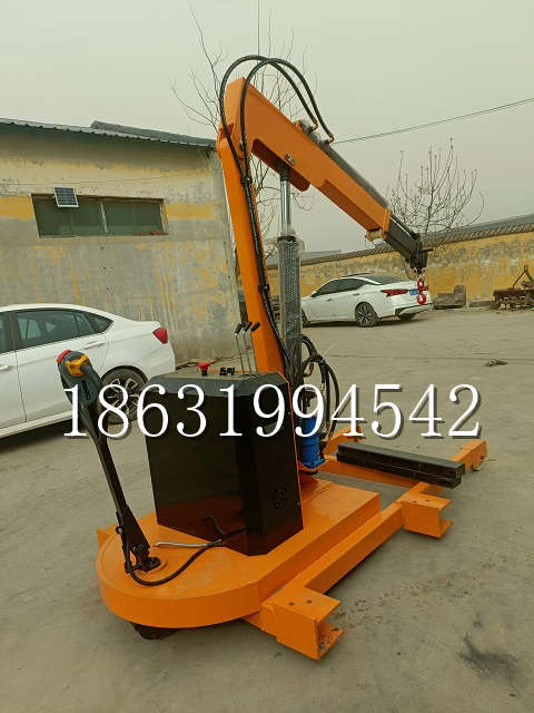 临城县自卸车厢随车吊 自制轮式四不像起重机 四驱平板吊 5吨 贵盛